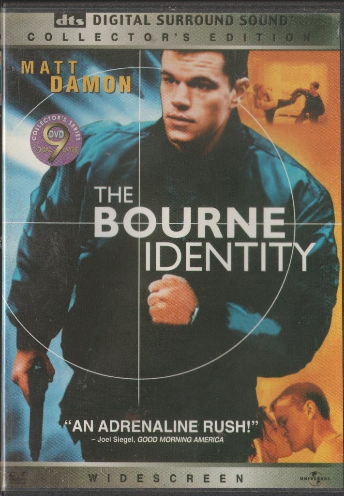 47) The Bourne Identity (En): met Matt Damon, Franka Potente, Vanaf 12 jaar, Ophalen of Verzenden, Gebruikt, Actiethriller