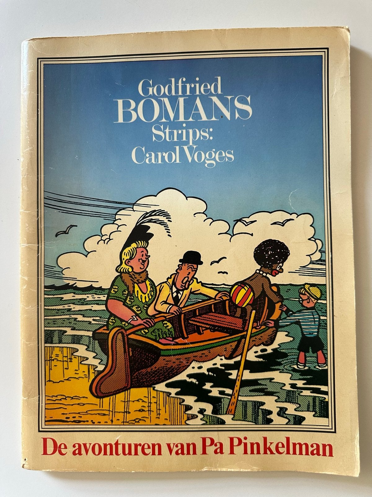 Godfried Bomans - De avonturen van Pa Pinkelman (1976), Boeken, Stripboeken, Eén stripboek, Ophalen of Verzenden, Gelezen
