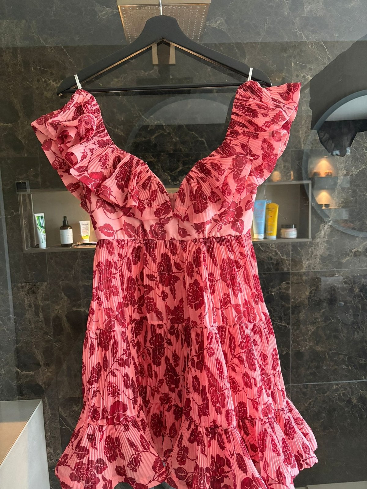Zimmermann Roze Bloemenjurk - Maat 34 (XS), Kleding | Dames, Ophalen of Verzenden, Zo goed als nieuw, Roze, Maat 34 (XS) of kleiner
