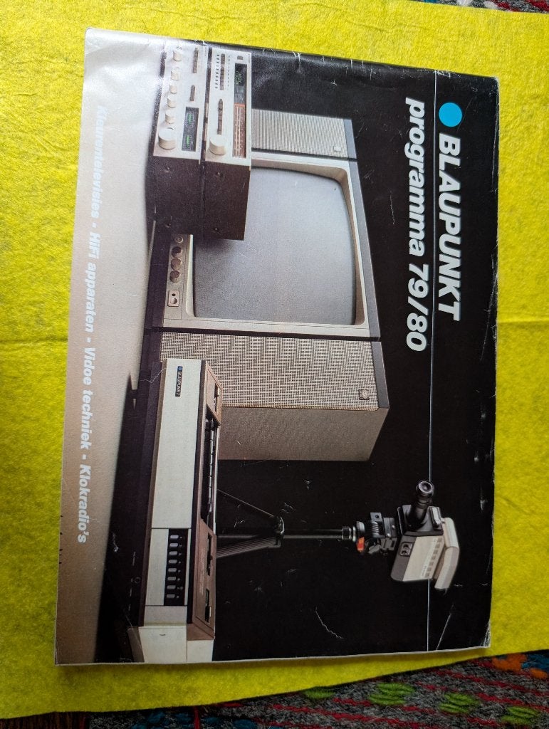 Blaupunkt folder, Ophalen of Verzenden