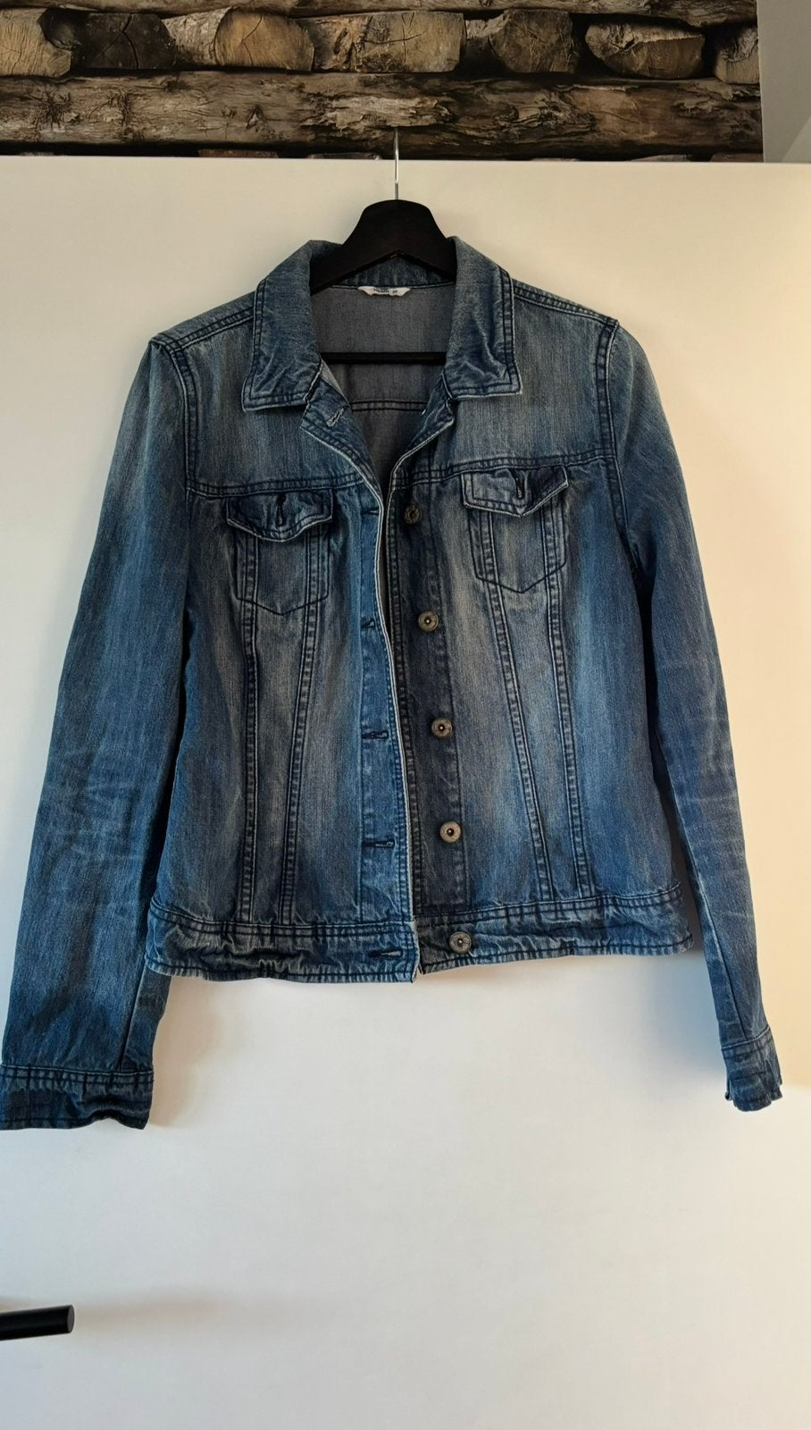 Blauw spijkerjas maat M HEMA, Kleding | Dames, Jassen | Zomer, Ophalen of Verzenden, Nieuw, Maat 38/40 (M), Blauw