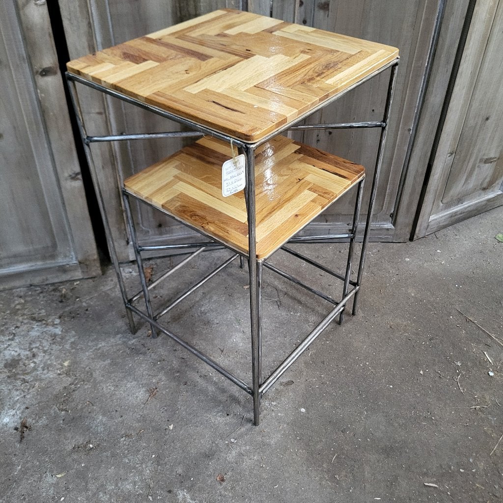 Consoles, bijzettafels, Minder dan 55 cm, Vierkant, Ophalen of Verzenden, Zo goed als nieuw