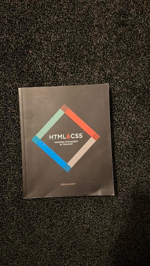 HTML & CSS lesboek, Ophalen of Verzenden, Zo goed als nieuw, Overige niveaus