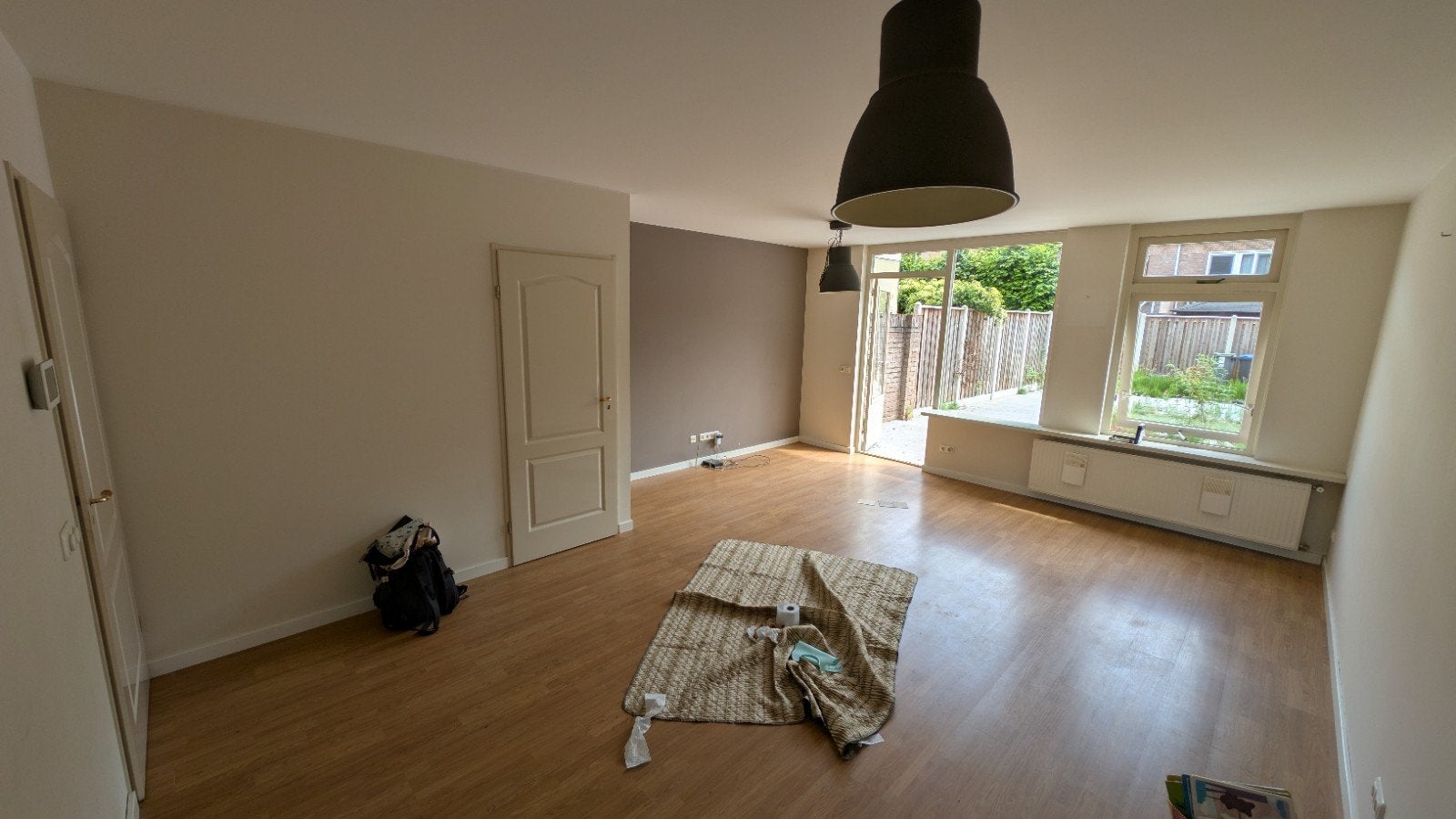 Laminaat woonkamer, ca. 25m2, goede staat, Ophalen, Gebruikt, 10 m² of meer, Laminaat