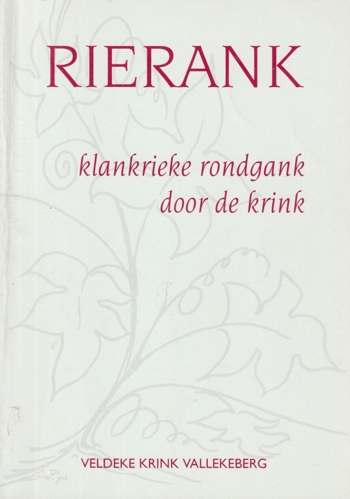 Rierank; Veldeke Vallekeberg; Valkenburg; 1992, Boeken, Geschiedenis | Stad en Regio, Verzenden, Gelezen