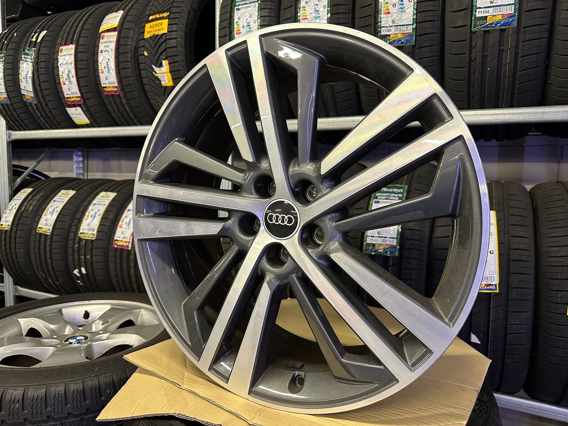 DEMO 20inch Originele Audi S-Line Velgenset! 5x112 Q5 SQ5 Q3, Auto-onderdelen, Gebruikt, -, -, Banden en Velgen