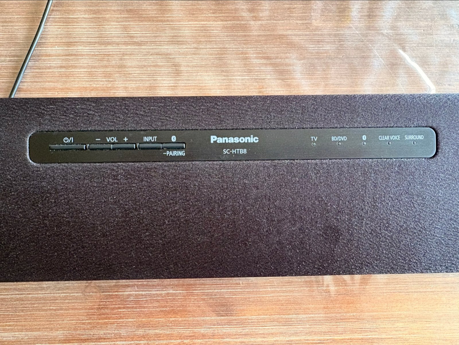 Panasonic SC-HTB8 Soundbar, Bluetooth, afstandsbedienin, Ophalen of Verzenden, Bluetooth, Zo goed als nieuw