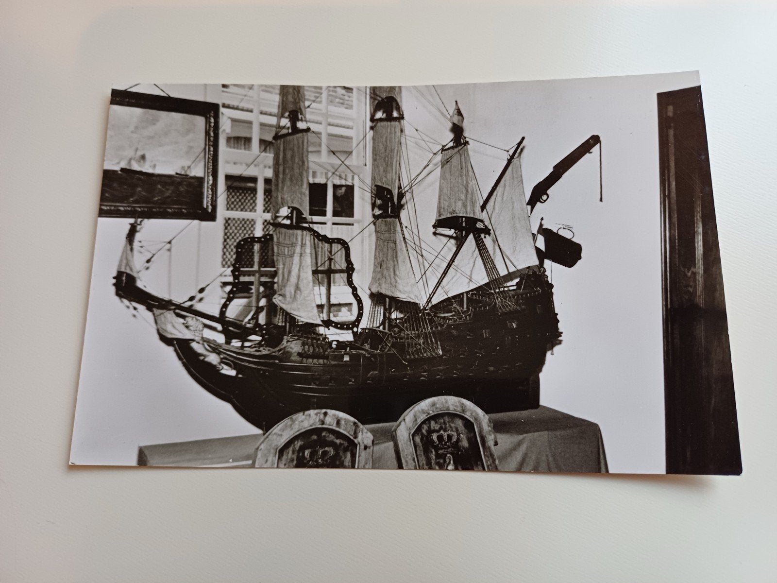 Fotokaart Streekmuseum Sommelsdijk, VOC schip, Ophalen of Verzenden, 1960 tot 1980, Ongelopen, Zuid-Holland