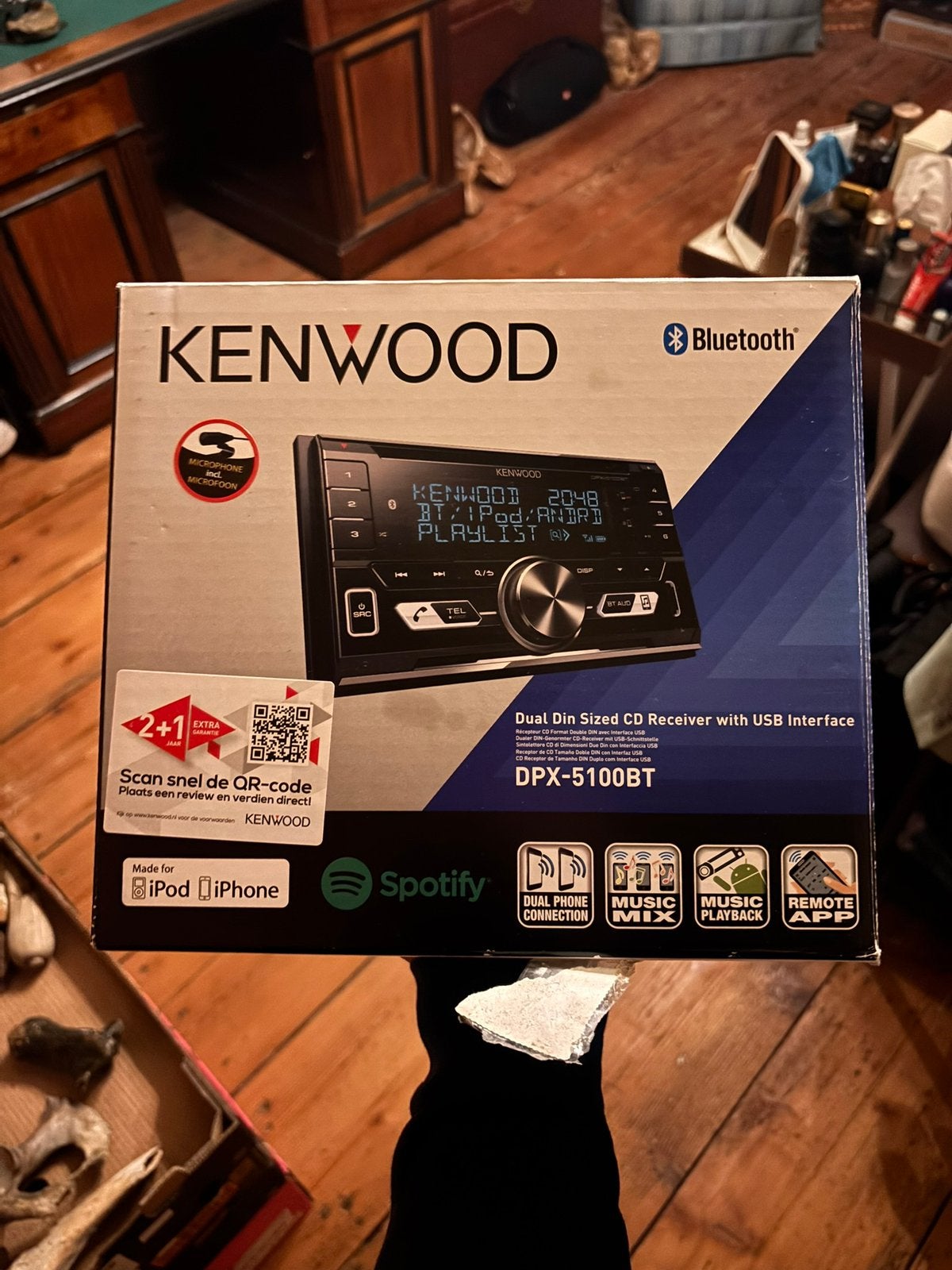 Kenwood DPX-5100BT autoradio, Ophalen of Verzenden