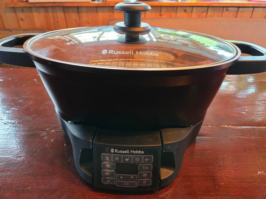 Russell Hibbs multicooker slowcooker bijna nieuw, Huis en Inrichting, Ophalen of Verzenden, Zo goed als nieuw