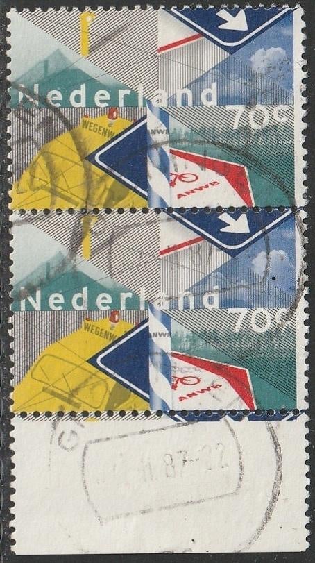Nederland 1983 1280 ANWB-paar, Gest Groningen, Ophalen of Verzenden, Na 1940, Gestempeld
