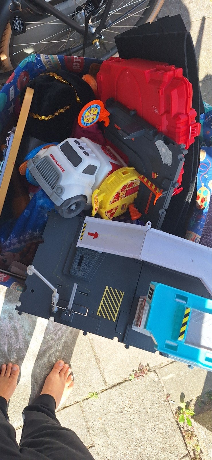 Doos romelmarkt spullen, Ophalen, Nieuw