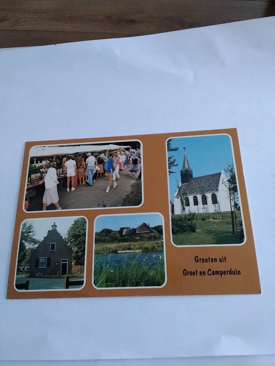 Ansichtkaart Groet en Camperduin - Gelopen, Ophalen of Verzenden