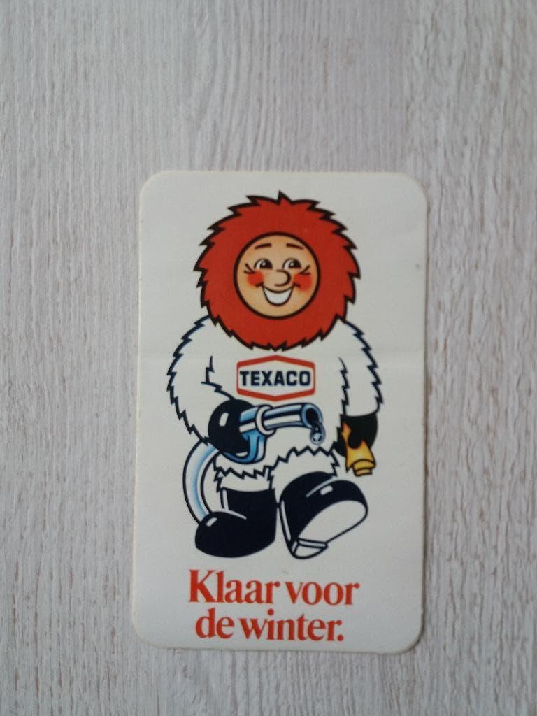 sticker TEXACO Klaar voor de winter, Ophalen of Verzenden, Zo goed als nieuw, Bedrijf of Vereniging
