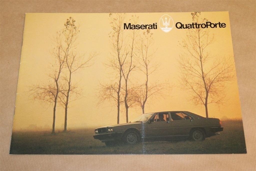 Zeldzame Maserati QuattroPorte Reclame-uitgave - ca 1975 !!, Ophalen of Verzenden, Zo goed als nieuw, Overige merken