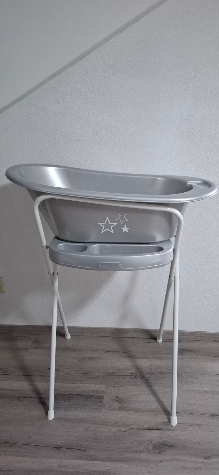 babybadje met standaard, Ophalen, Zo goed als nieuw, Badje, Standaard