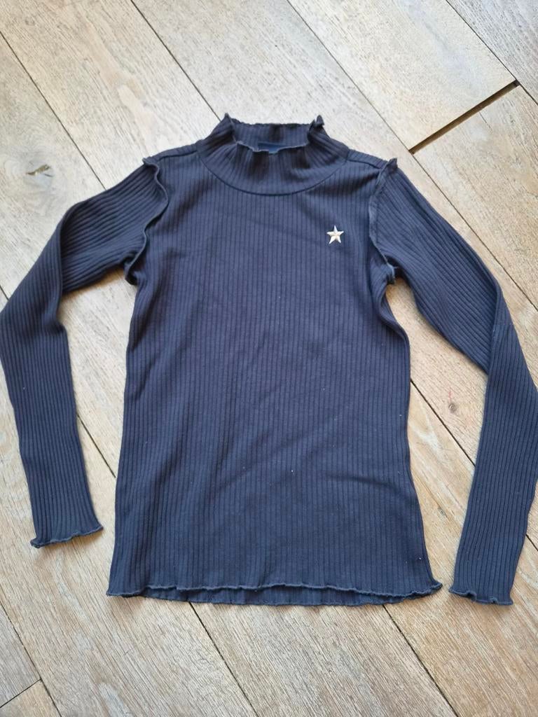Like Flo donker grijs colletje 116, Kinderen en Baby's, Kinderkleding | Maat 116, Gebruikt, Like Flo, Meisje, Ophalen of Verzenden