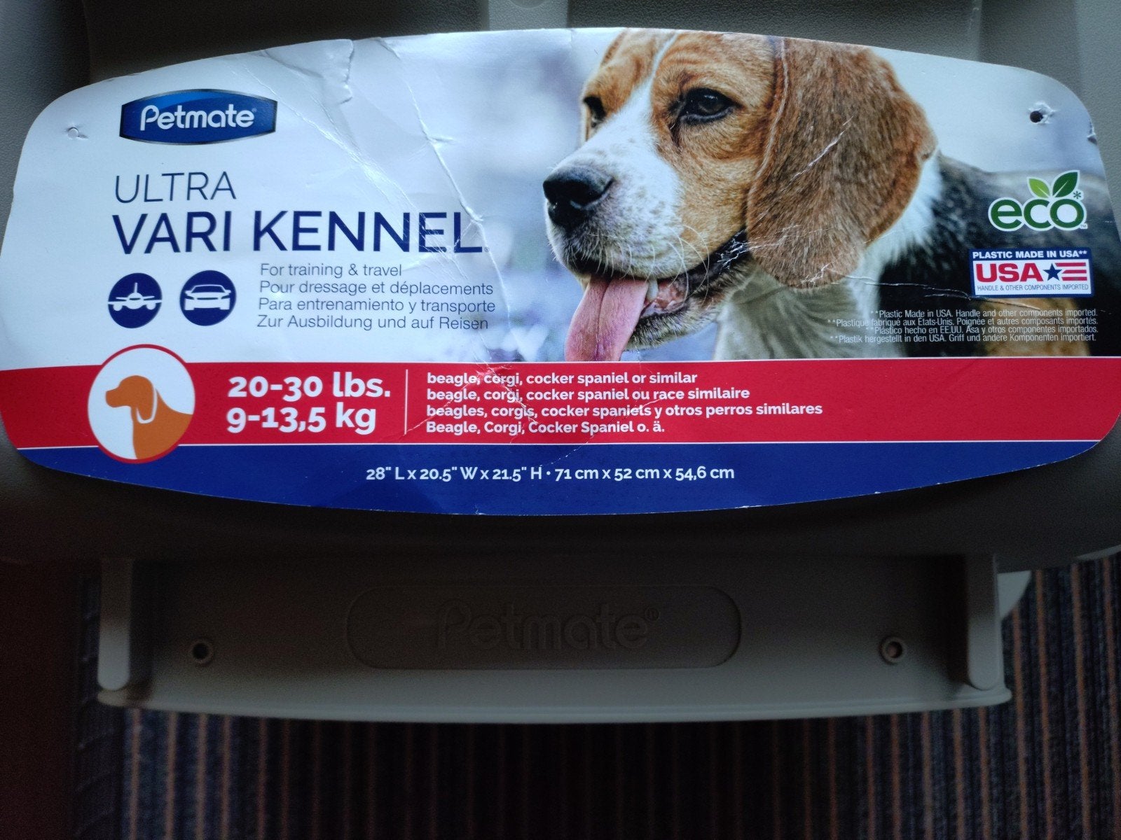 Petmate 21561 Ultra Vari Reis Kennel Fashion M, Dieren en Toebehoren, Ophalen, Zo goed als nieuw