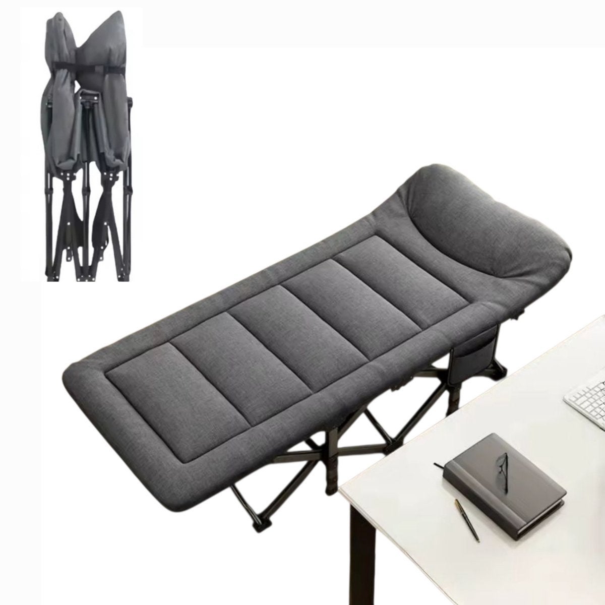 2-in-1 Opvouwbaar Logeerbed met Matras - Nieuw, Ophalen of Verzenden, Nieuw