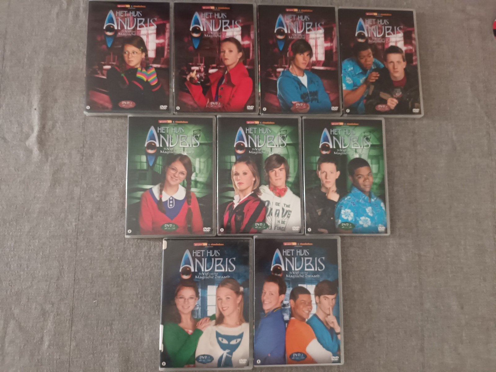 dvd complete seizoen 1 , 2 en 3 Het huis van Anubis, Cd's en Dvd's, Ophalen of Verzenden