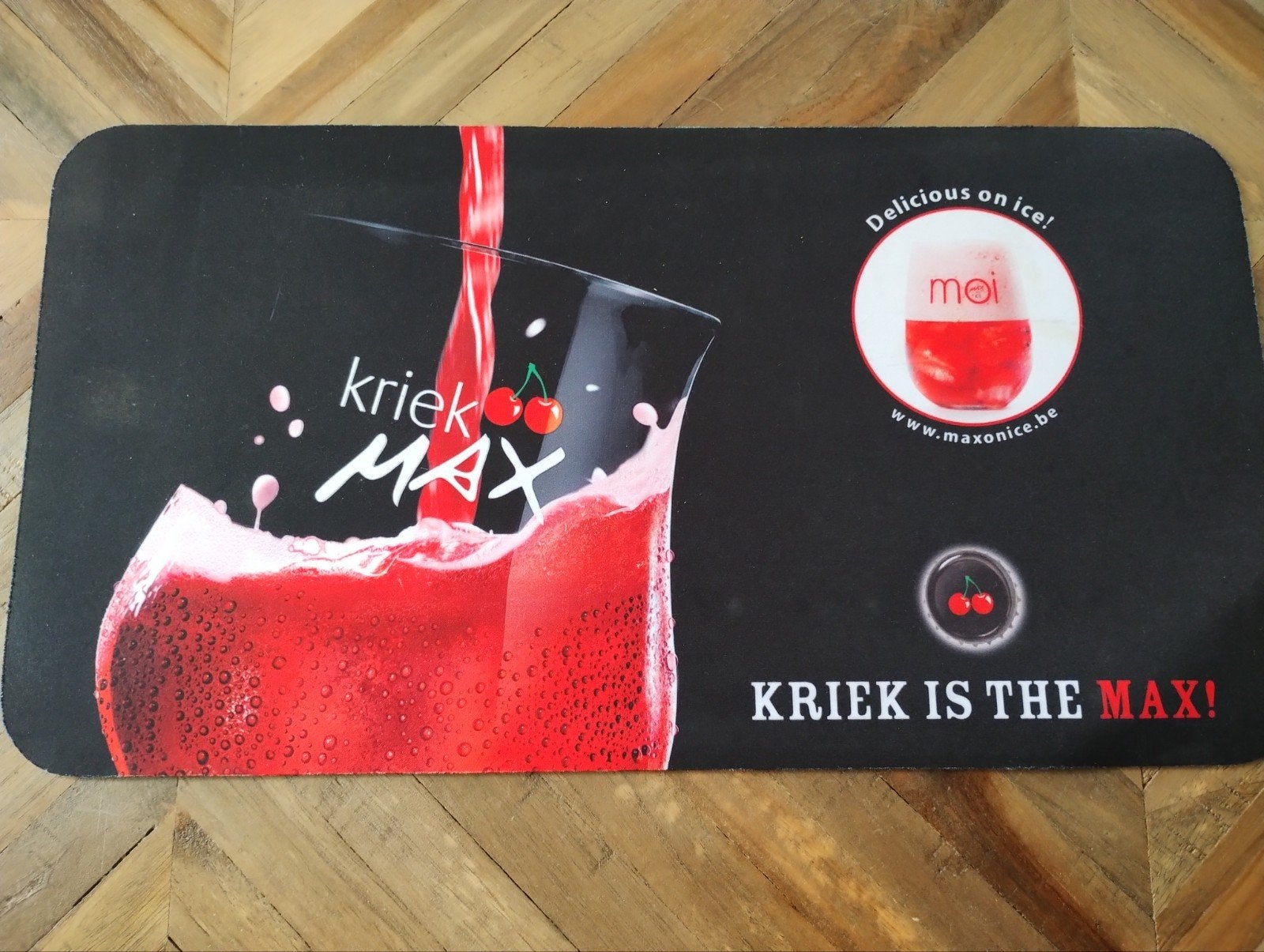 Kriek bier barmat, Verzamelen, Biermerken, Ophalen of Verzenden, Nieuw, Overige typen, Overige merken