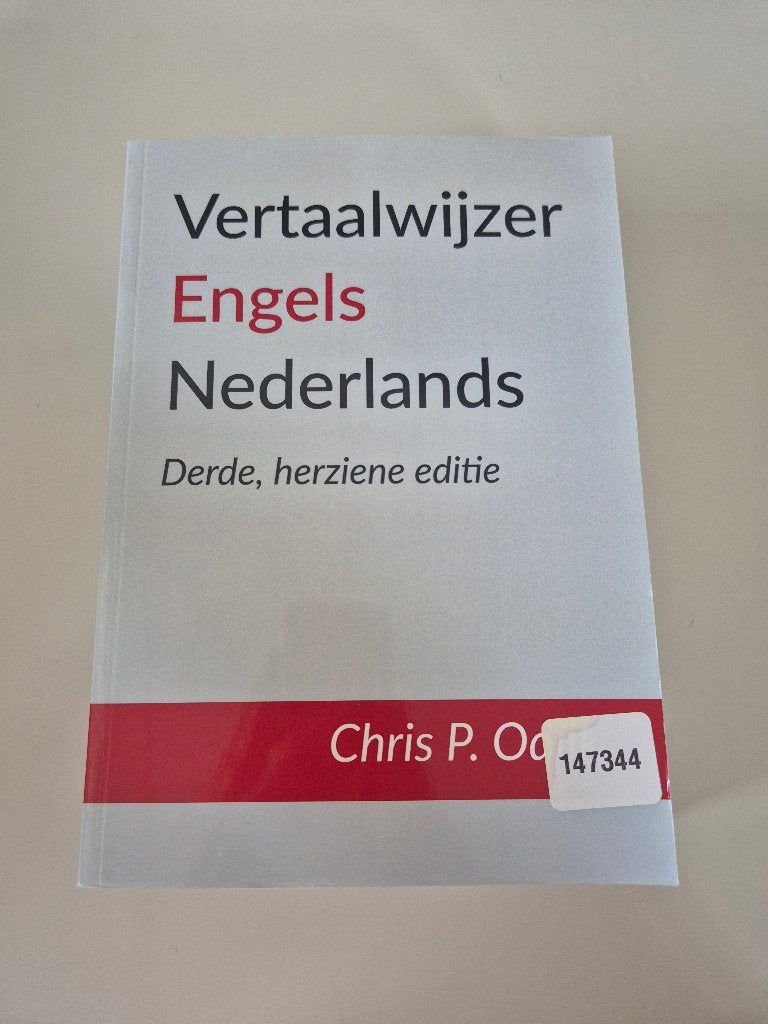Vertaalwijzer Engels-Nederlands van Chris P. Odijk, 3e druk, Chris P. Odijk, Nieuw, Ophalen of Verzenden, WO