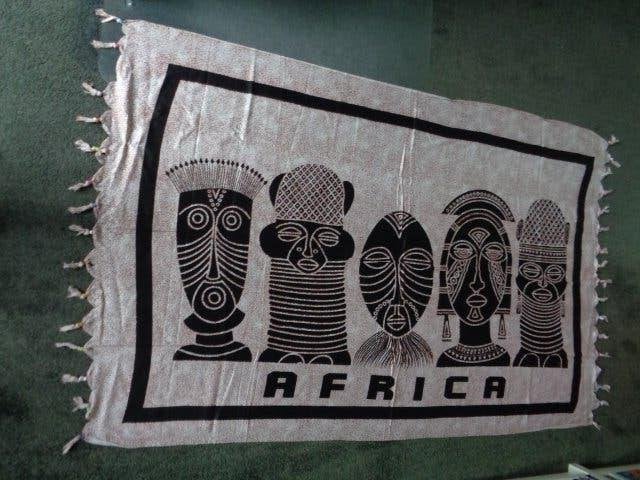 5181-X-1 : wandkleed uit Gambia, Ophalen of Verzenden, Zo goed als nieuw