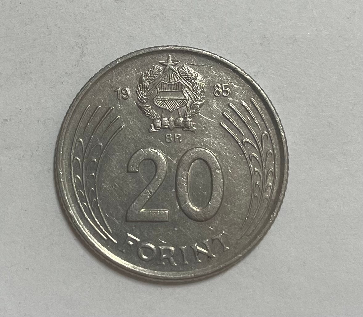 20 forint Hongarije 1985, Ophalen of Verzenden, Hongarije