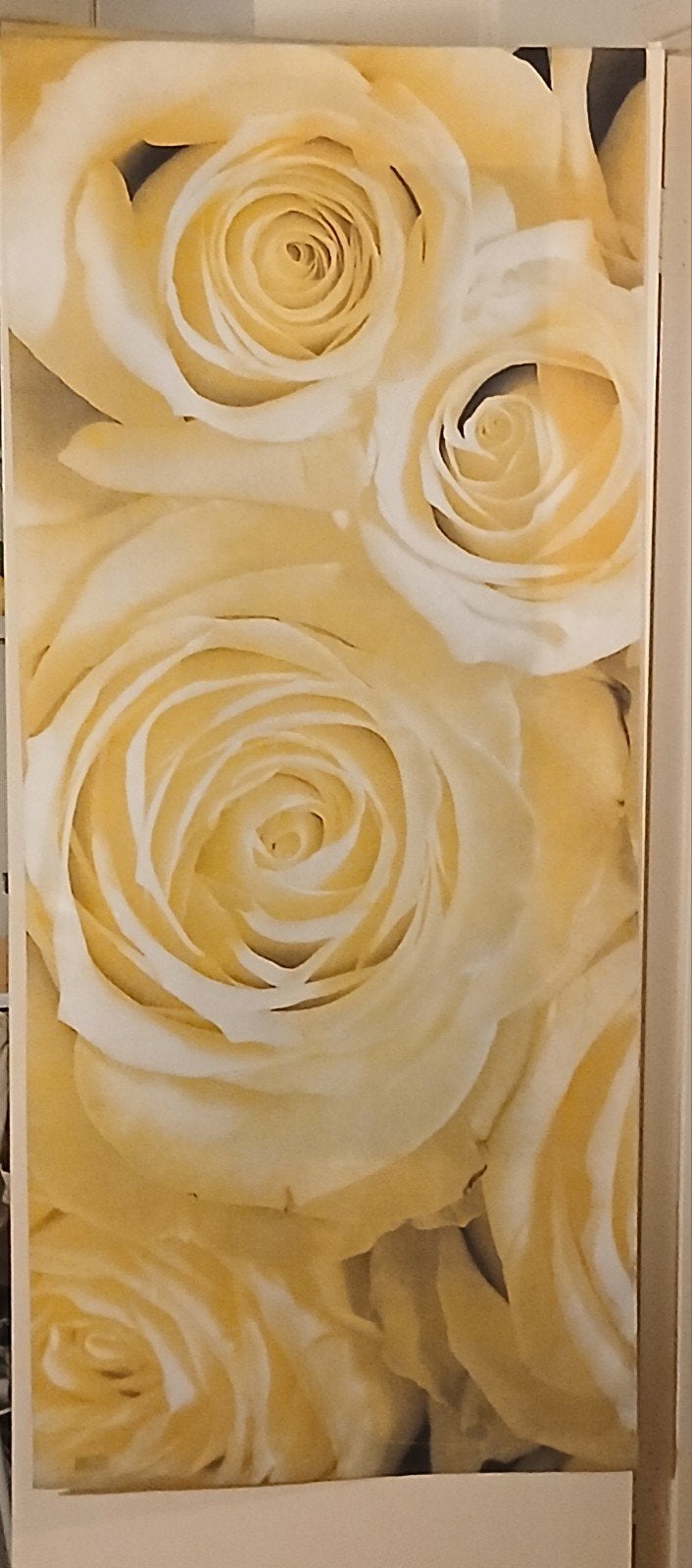 Wandkleed met gele rozen, 75x178 cm, Andrea Tilk, Ophalen