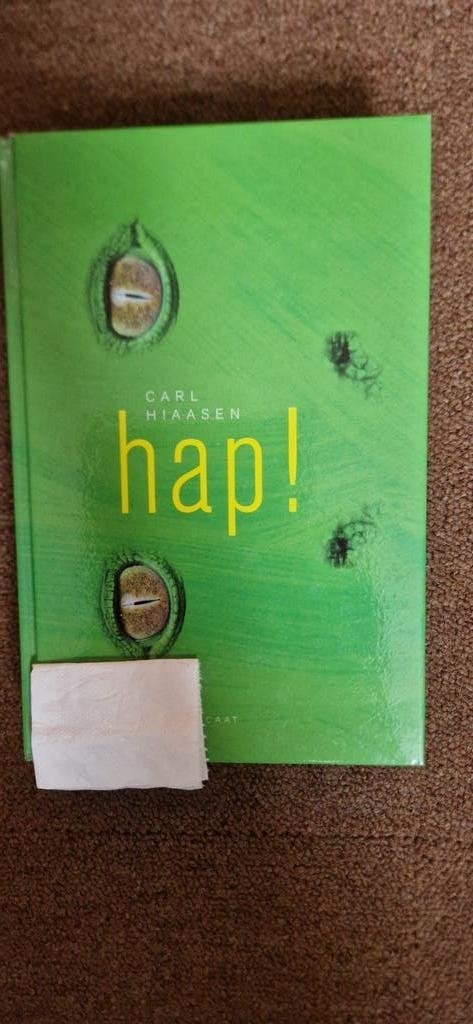 Hap! - Carl Hiaasen - Zo goed als nieuw, Boeken, Ophalen of Verzenden, Zo goed als nieuw, Carl Hiaasen, Wereld overig