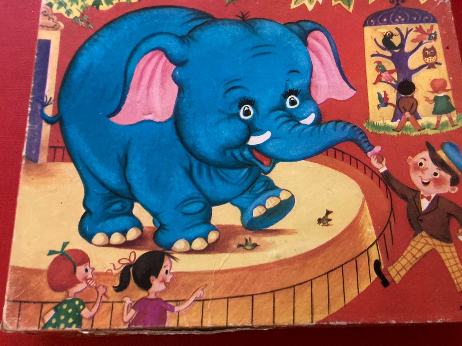 Oud houten puzzeltje olifant, Antiek en Kunst, Ophalen of Verzenden