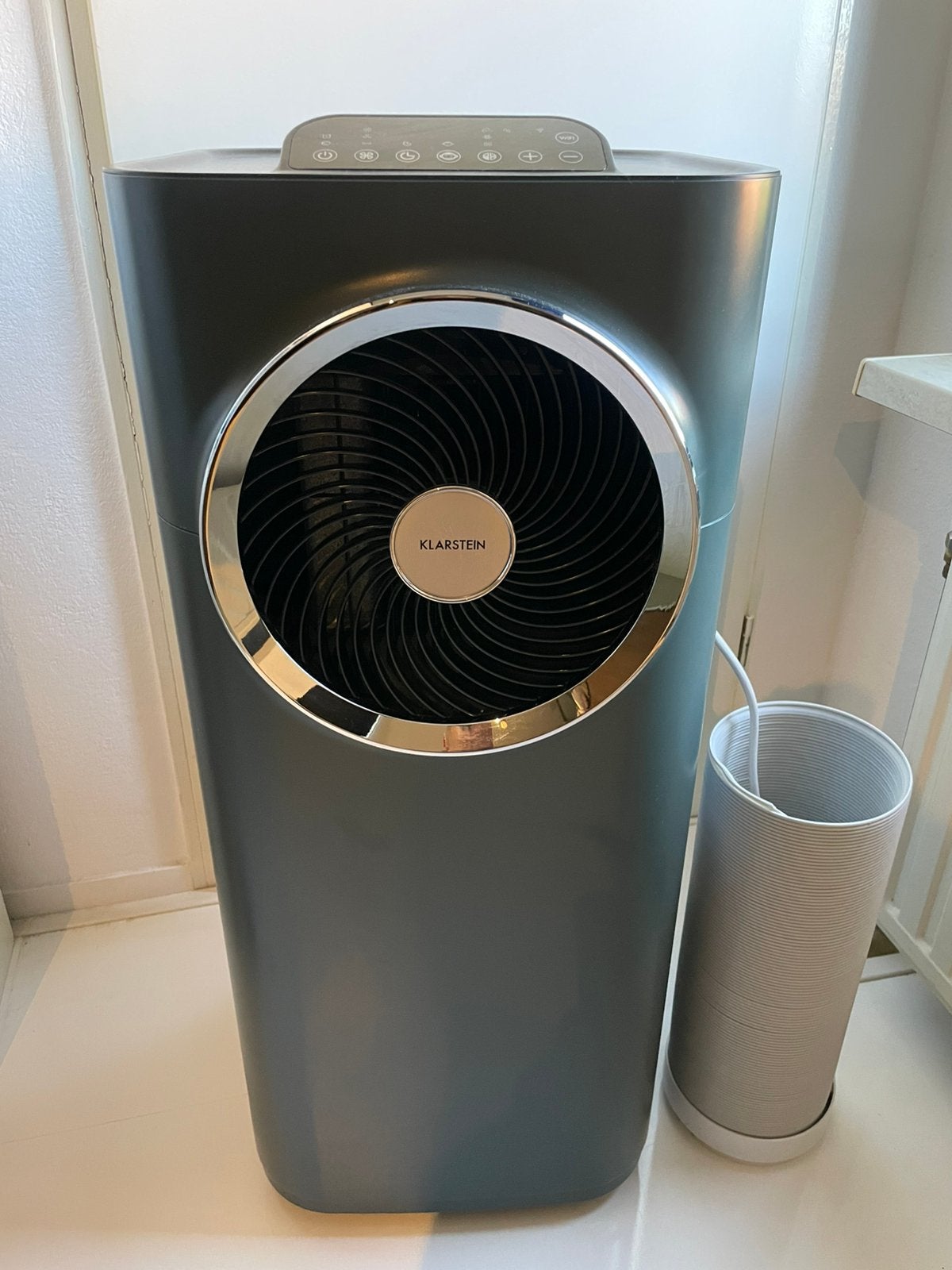 Klarstein Mobiele Airco 12000BTU Krachtige koeling, Ophalen, Minder dan 60 m³, 3 snelheden of meer, Zo goed als nieuw