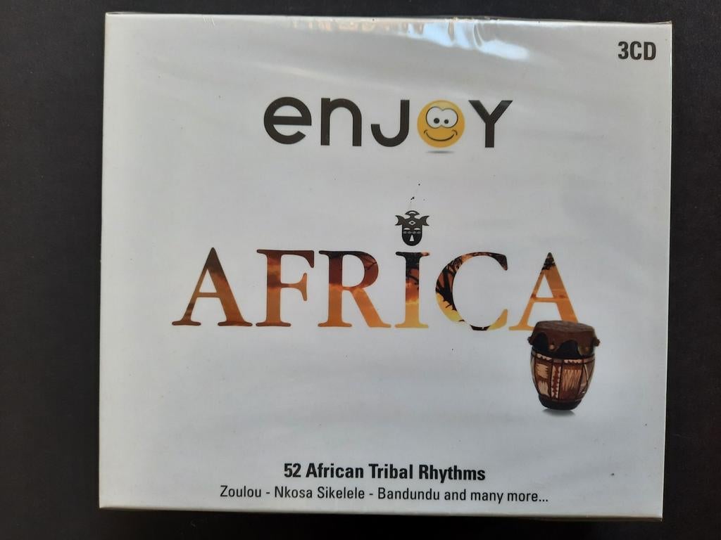 Enjoy Africa: 52 African Tribal Rhythms (3CD Boxset), Ophalen of Verzenden, Nieuw in verpakking, Overige soorten, Boxset