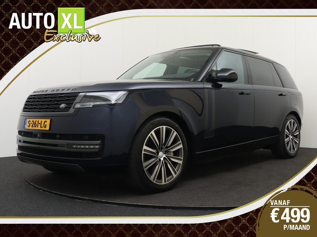 Land Rover Range Rover 3.0 P440e LWB HSE Pano-dak Soft-Close, Auto's, Land Rover, Automaat, Gebruikt, Blauw, 2996 cc