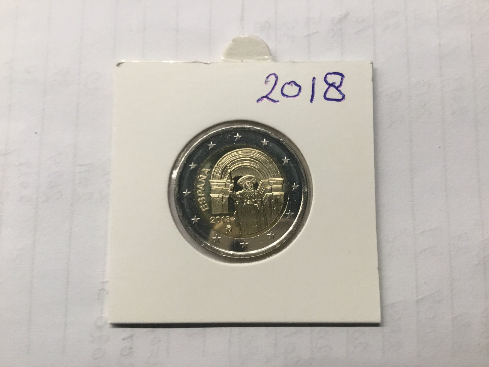 SPECIALE 2 EUROMUNT CMPOSTELLA SPANJE UNC 2018., Postzegels en Munten, Munten | Europa | Euromunten, Ophalen of Verzenden, Spanje