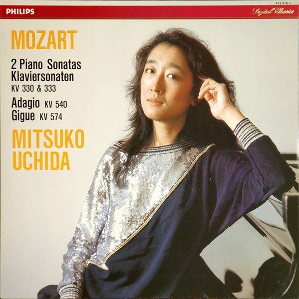 Mozart- Mitsuko Uchida – 2 Piano Sonatas 330 & 333 LP RARE, LP, Kamermuziek, Ophalen of Verzenden, Zo goed als nieuw