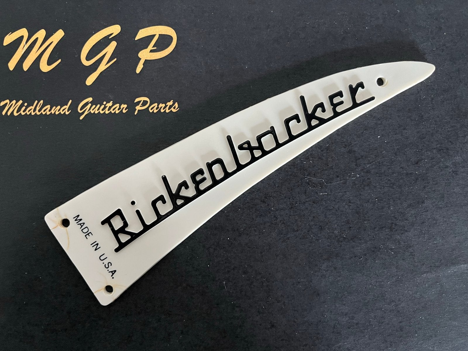 Originele Rickenbacker trussrod cover uit 1996 voor 330/360, Ophalen of Verzenden, Gebruikt, Elektrische gitaar