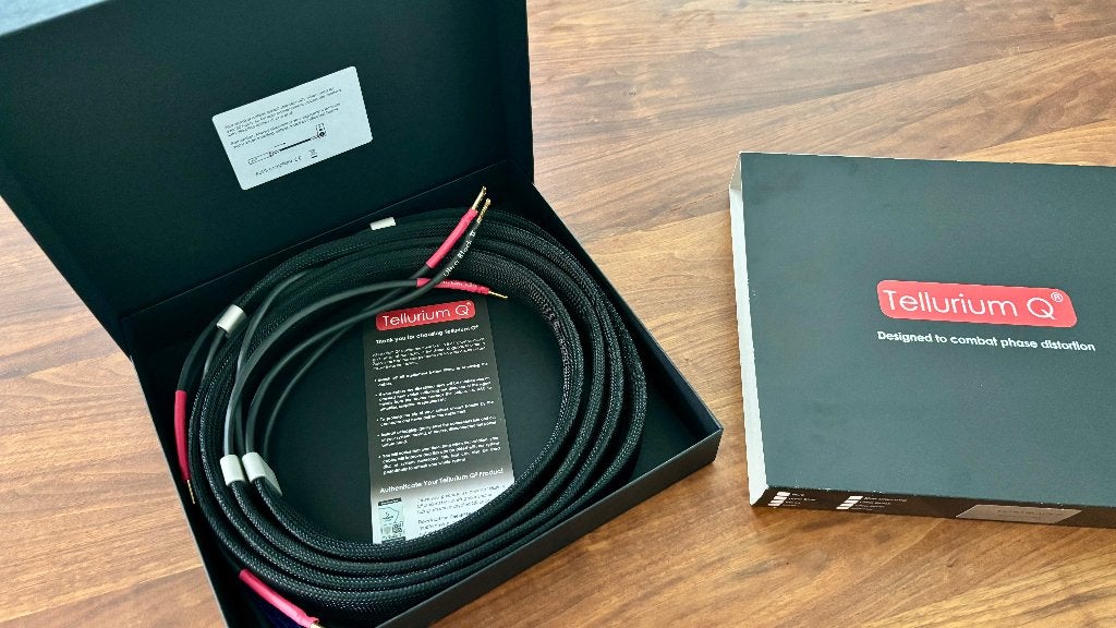 Tellurium Q Ultra Black II Luidsprekerkabels (2x 2m), Audio, Tv en Foto, Audiokabels en Televisiekabels, Ophalen of Verzenden
