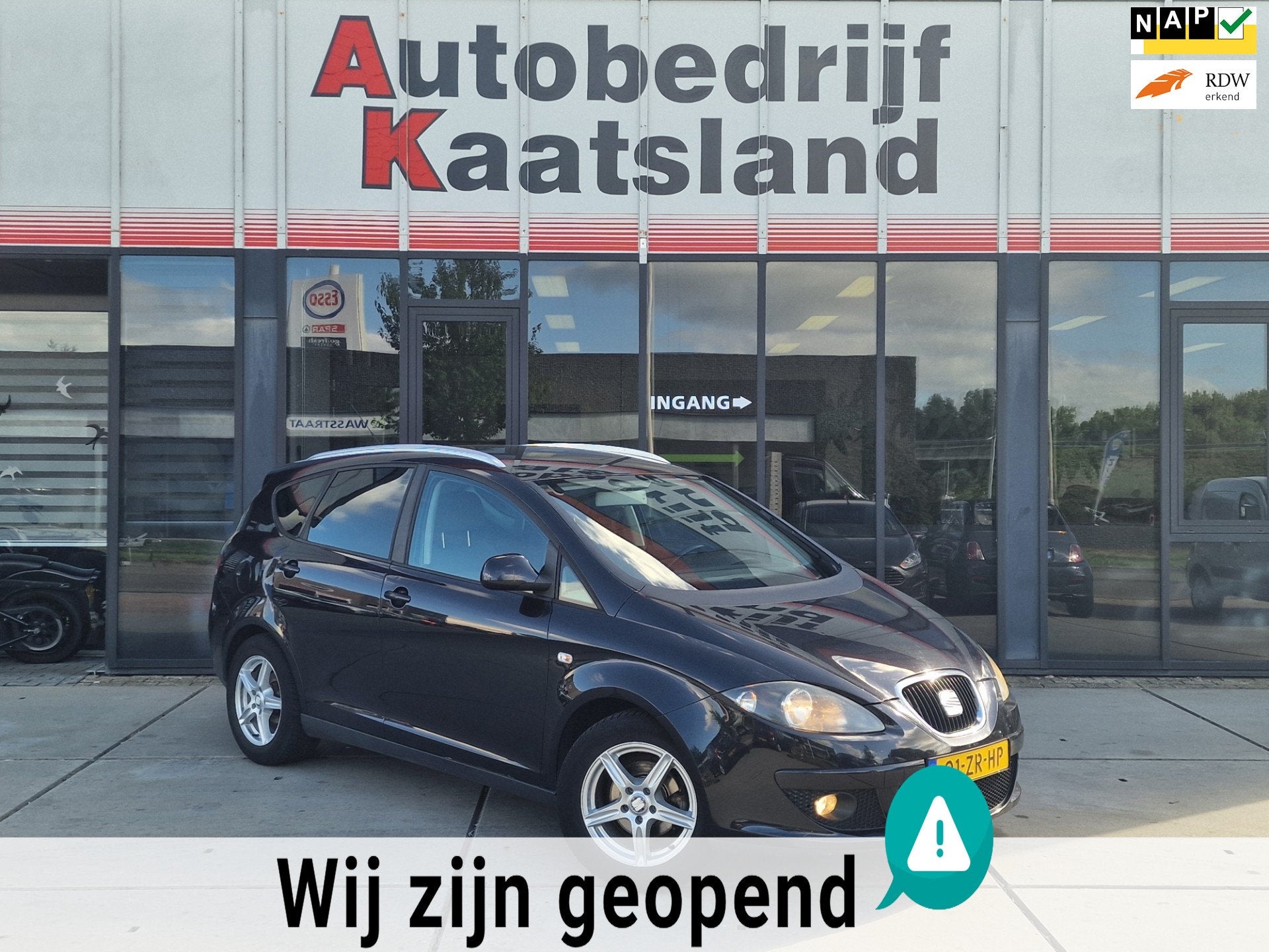 Seat Altea XL 1.6 Stylance - Clima - Cruise -, Auto's, Gebruikt, Zwart, 4 cilinders, Altea XL