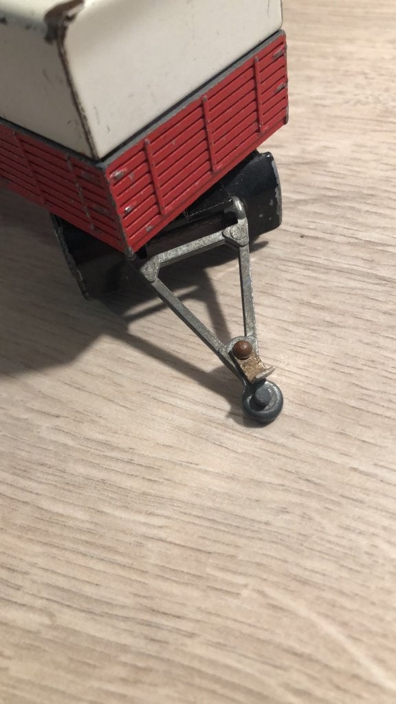 GEZOCHT: TRIANGEL VOOR EEN Tekno aanhanger NR: 452, Ophalen of Verzenden, Gebruikt, Bus of Vrachtwagen, Tekno