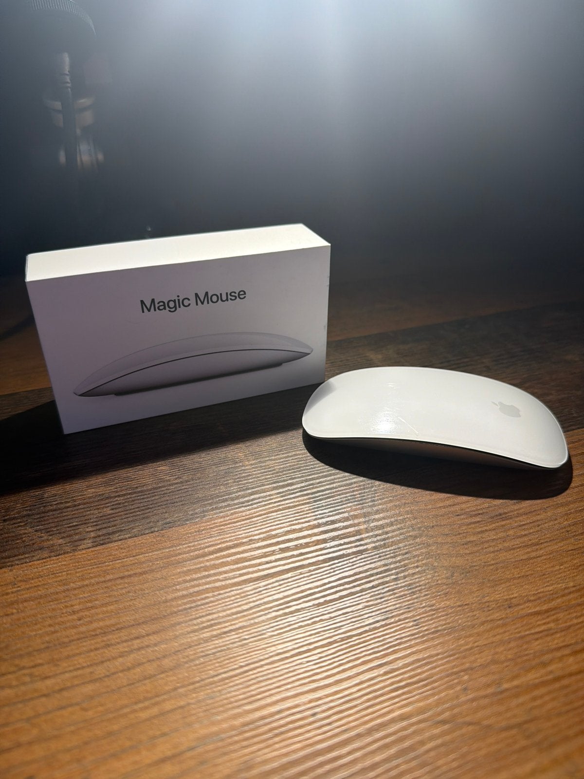 Apple Magic Mouse - Gebruikt, met Lightning-aansluiting, Computers en Software, Muizen, Ophalen of Verzenden, Gebruikt, Draadloos