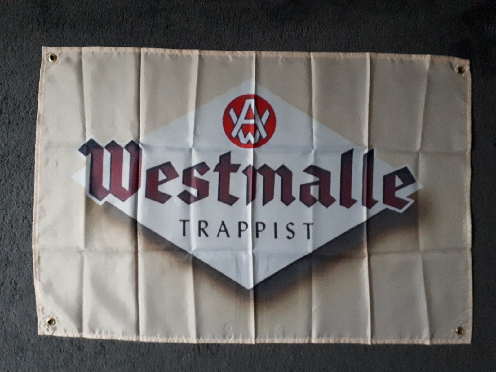Westmalle Trappist 60x90 cm Reclame Vlag, Verzamelen, Merken en Reclamevoorwerpen, Ophalen of Verzenden, Nieuw, Reclamebord