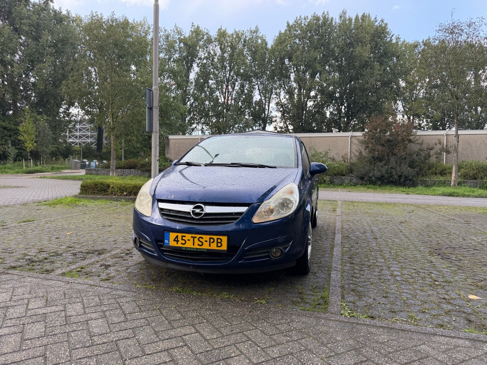 Opel Corsa 1.2 16V 3D Easytronic 2007 Blauw, 450 kg, 40 €/maand, 4 cilinders, Blauw
