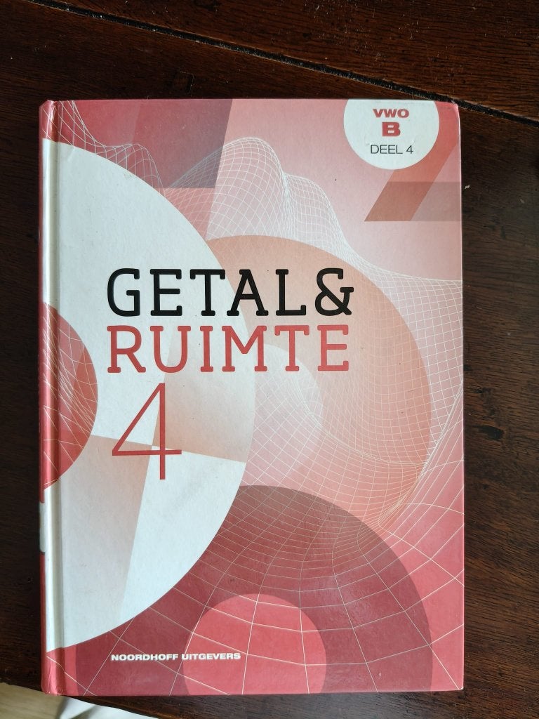 Getal & ruimte 4, vwo wiskunde B, deel 4, 11e editie, Boeken, Ophalen of Verzenden, Zo goed als nieuw, VWO, Wiskunde B