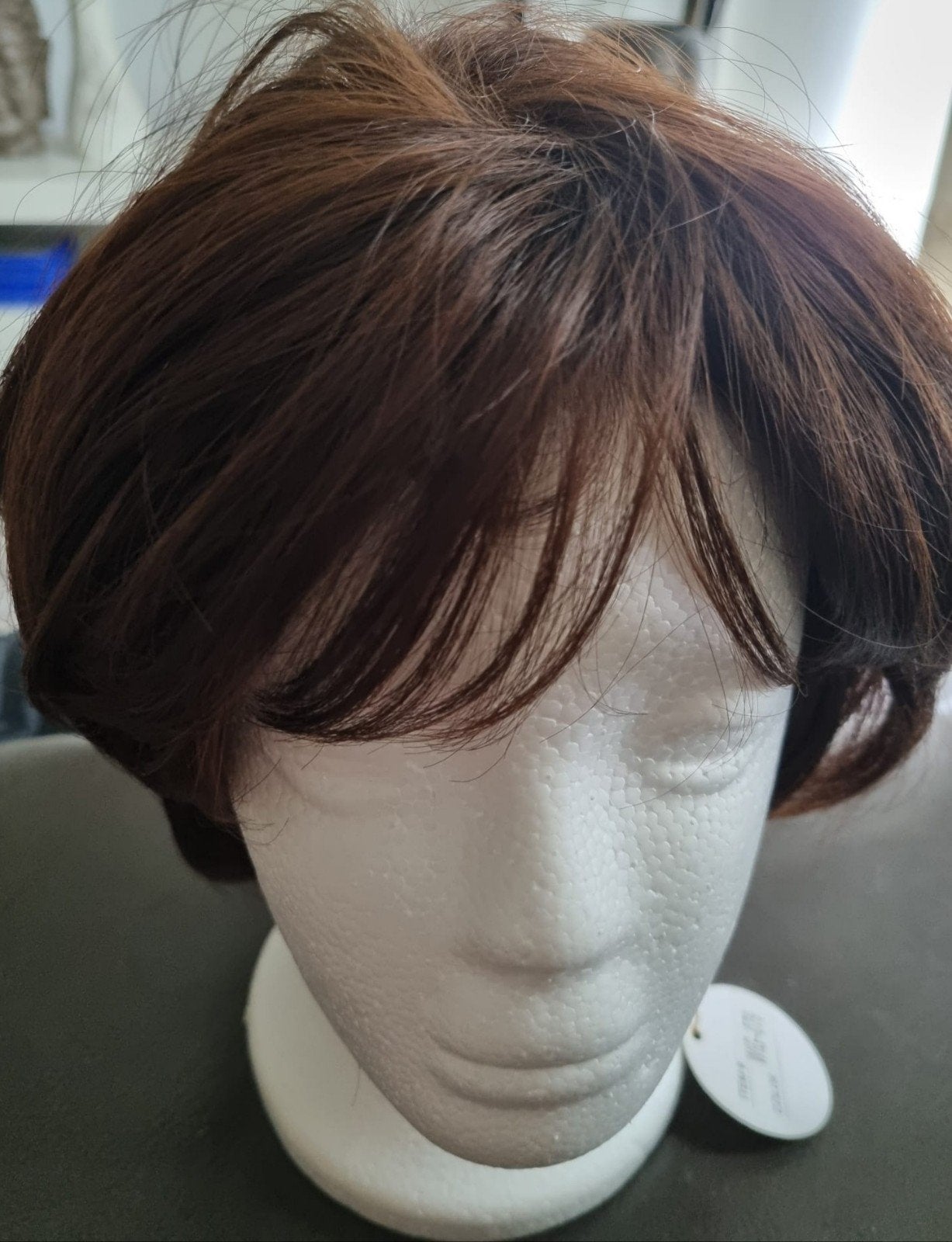 Mooie bruine pruik, haarwerk, wig  nieuw., Sieraden, Tassen en Uiterlijk, Uiterlijk | Haarverzorging, Ophalen of Verzenden, Nieuw