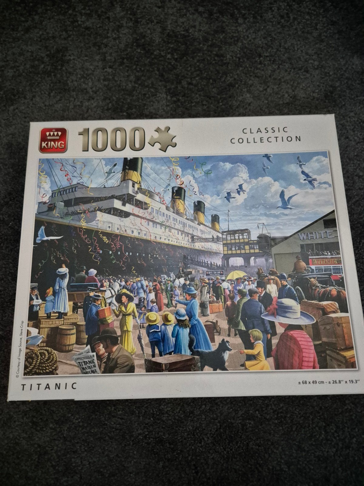 King Classic Collection Titanic Legpuzzel 1000 stukjes, Ophalen of Verzenden, 500 t/m 1500 stukjes, Gebruikt, Legpuzzel