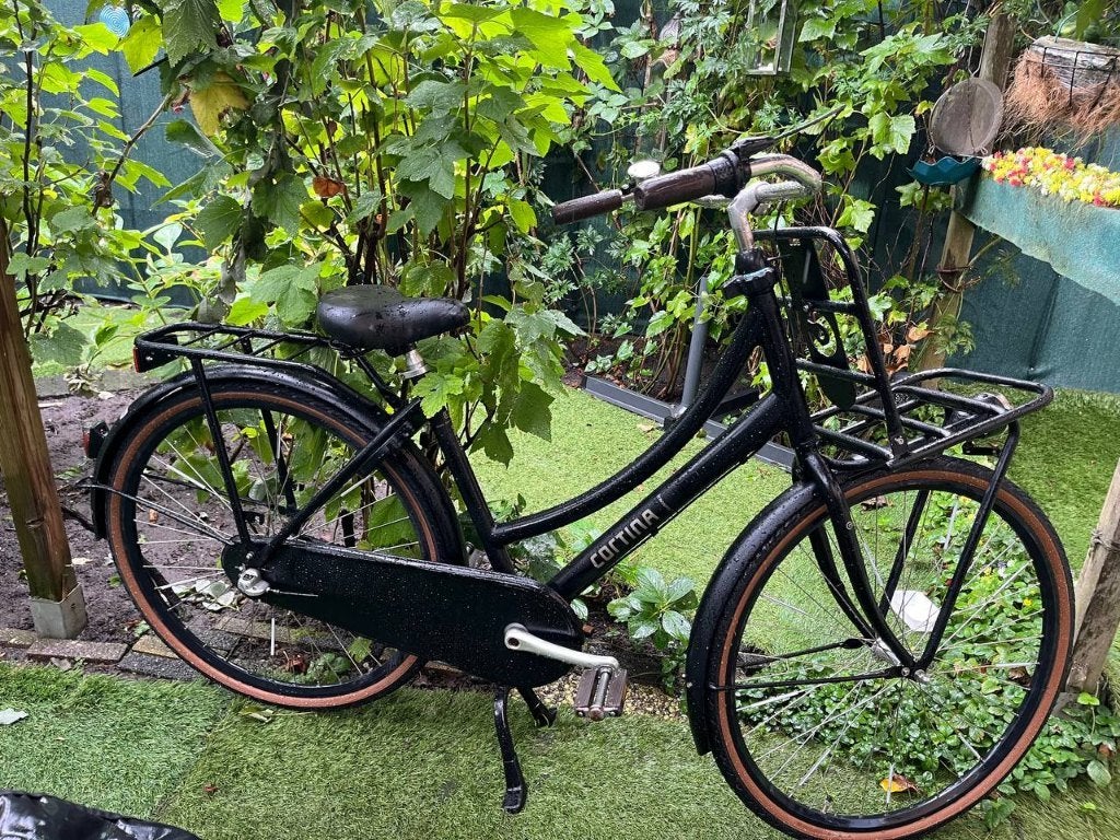Cortina U4 Damesfiets 28 inch 50cm nieuwe banden, Terugtraprem, Versnellingen, Zo goed als nieuw, 50 tot 53 cm