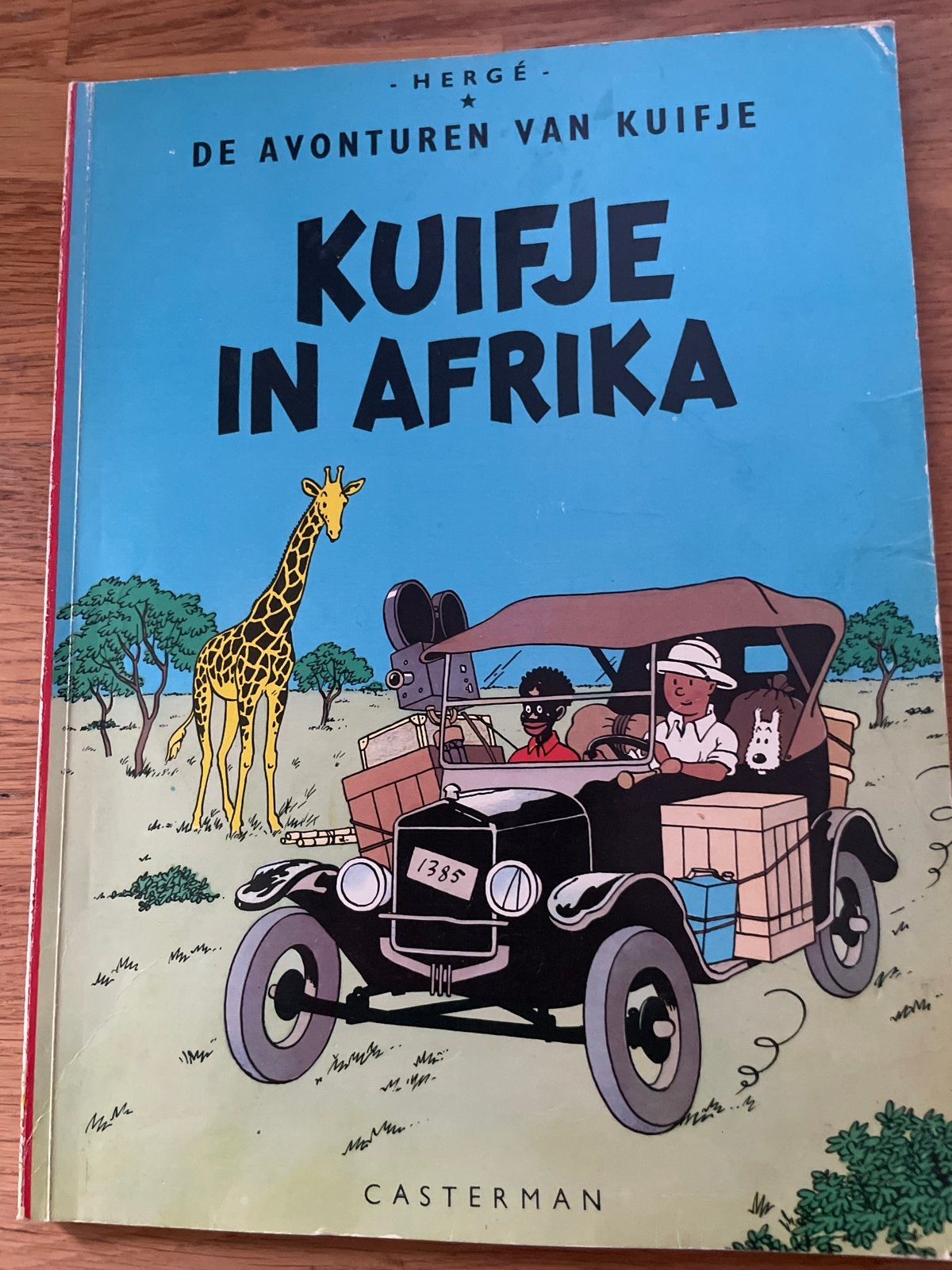 Kuifje in Afrika - De Avonturen van Kuifje - Casterman 1966, Boeken, Eén stripboek, Ophalen, Gelezen