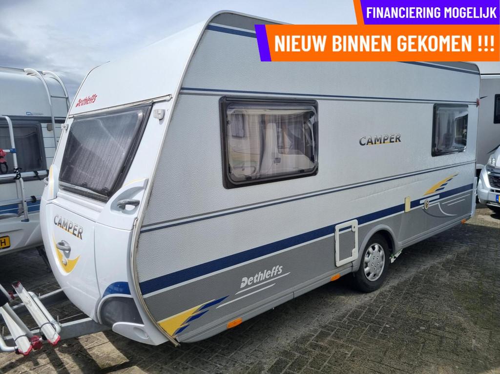 Dethleffs camper 460 DB MOVER + VOORTENT +ZAKLUIFEL+DWARSBED, Caravans en Kamperen, Caravans, Mover, Rondzit, Bedrijf, Tot en met 4