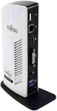Fujitsu Displayport en DVI dual monitor docking station, Fujitsu siemens, Ophalen of Verzenden, Docking station, Gebruikt